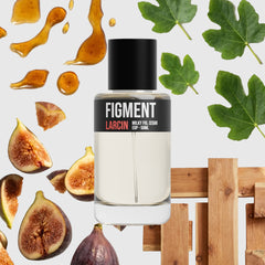Figment scent notes — fig leaf, creamy fig, coconut, cedar, inspired by Diptyque Philosykos – Larcin