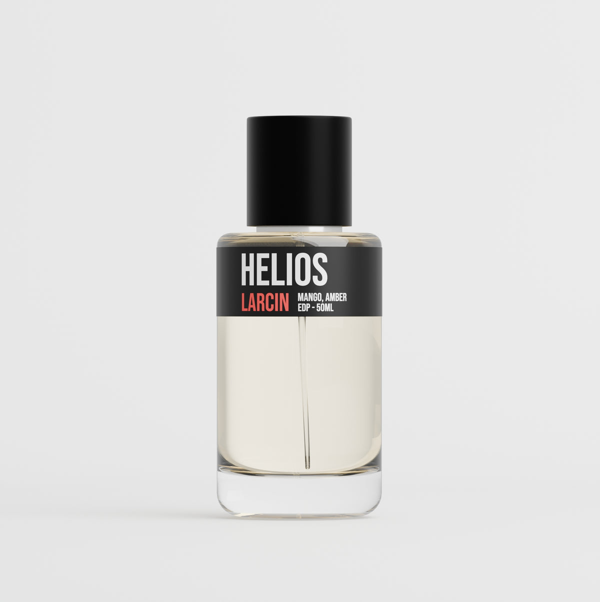 Helios 50ml extrait de parfum bottle, inspired by Stéphane Humbert Lucas God of Fire – Larcin