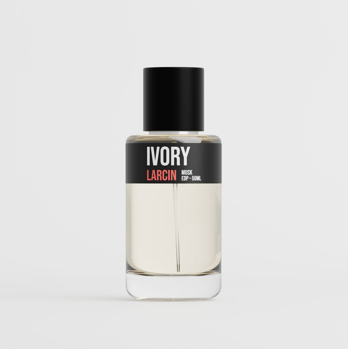Ivory 50ml extrait de parfum bottle, inspired by Byredo Mojave Ghost – Larcin