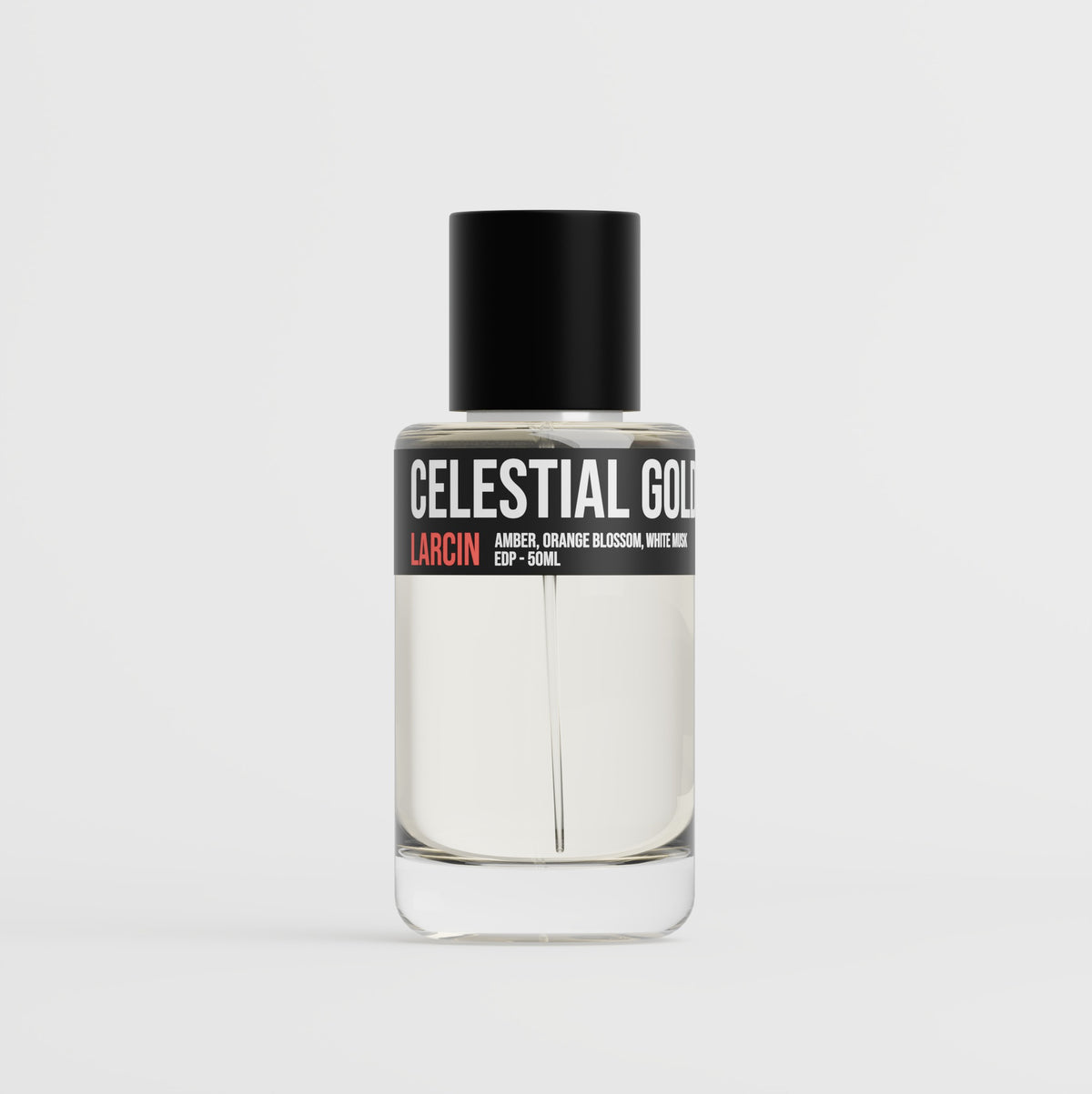 Celestial Gold 50ml extrait de parfum bottle, inspired by Louis Vuitton Stellar Times – Larcin