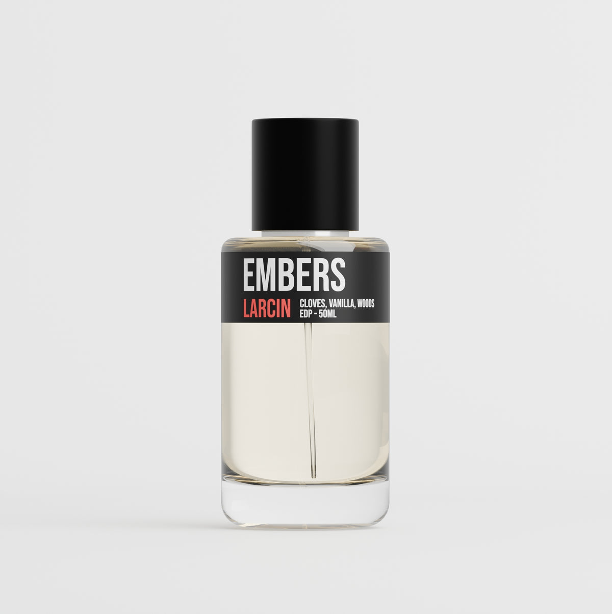 Embers 50ml extrait de parfum bottle, inspired by Maison Margiela By the Fireplace – Larcin