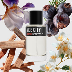 Vice City scent notes — juniper, jasmine, cedar, tobacco, tonka, amber, inspired by Diptyque Orphéon – Larcin